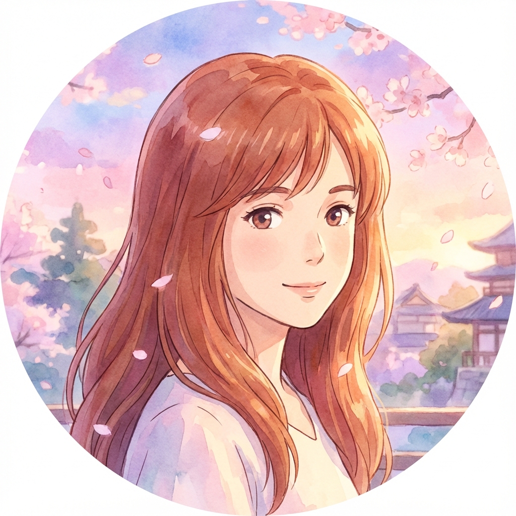 Anime avatar transformation result - Ghibli style